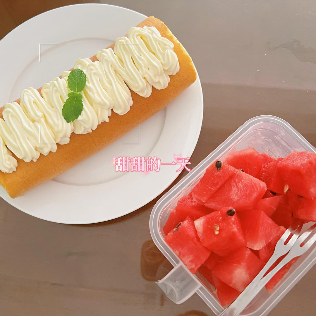 原味基础蛋糕卷(小五卷)