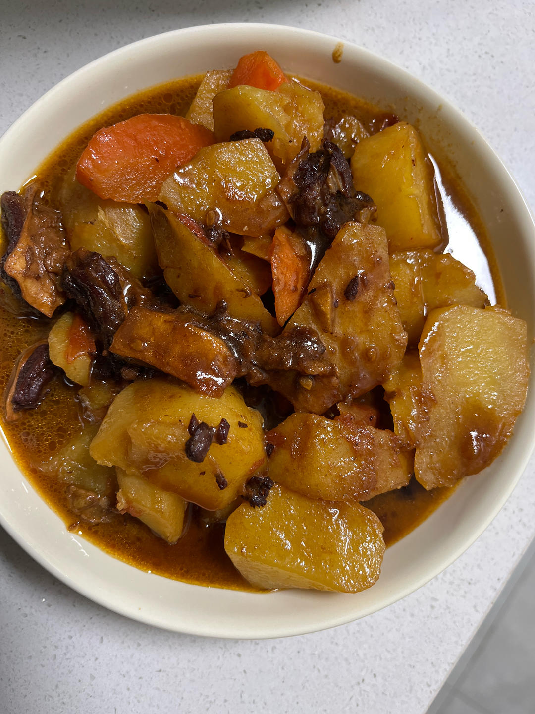 番茄土豆炖牛腩