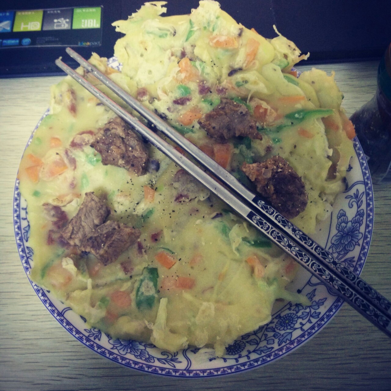 葱花鸡蛋饼