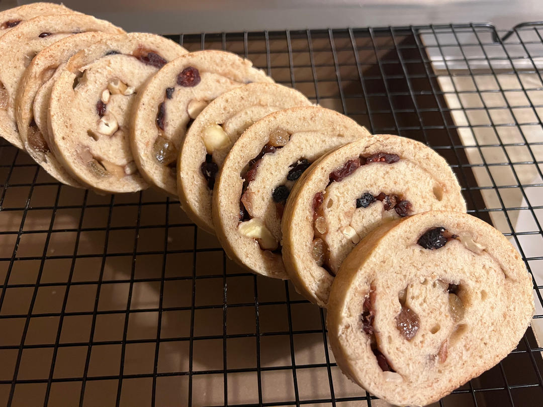 非一般的黑啤酵种俄罗斯果仁大列巴Nut Bread(一次发酵）