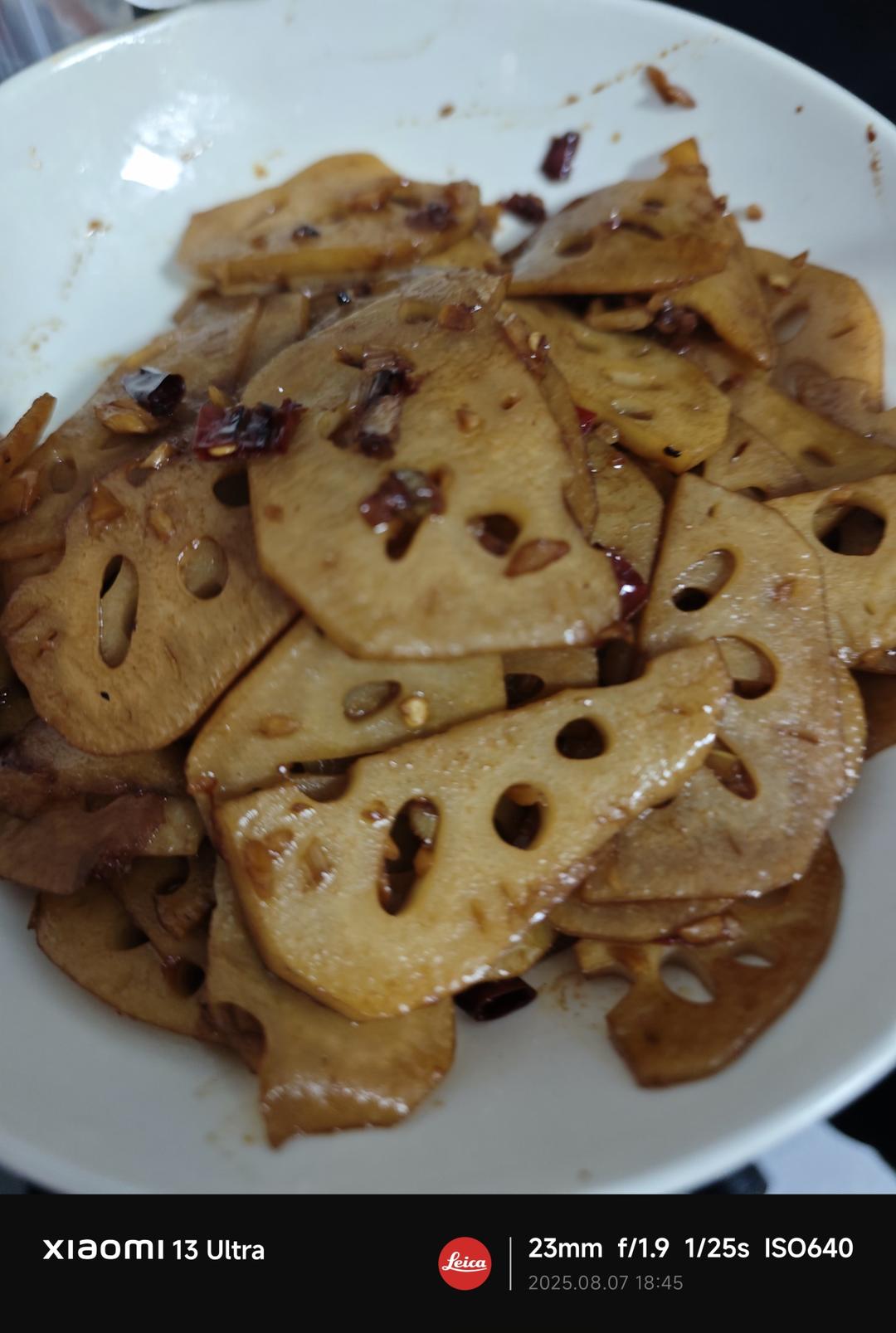 家常快手菜小炒藕丁真香