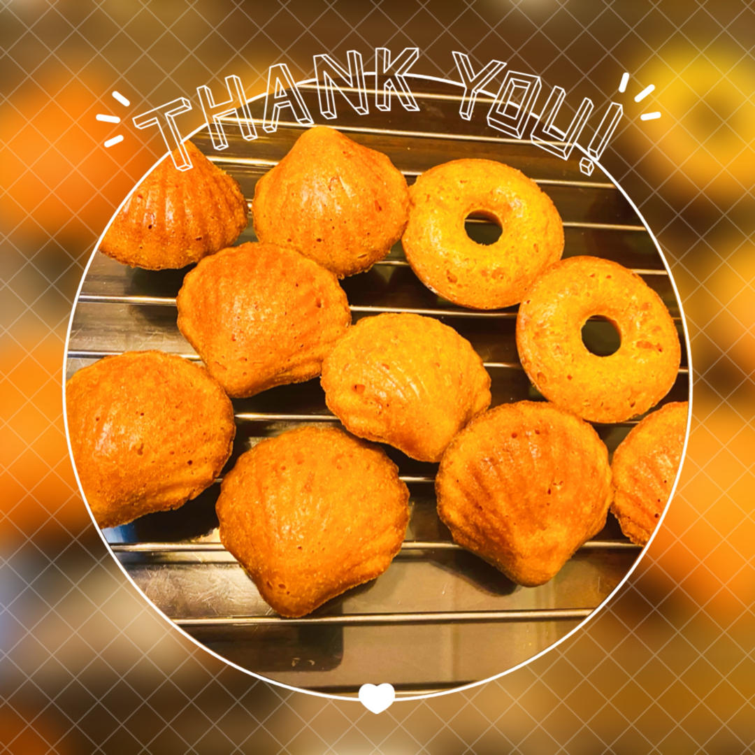 蜂蜜柚子玛德琳