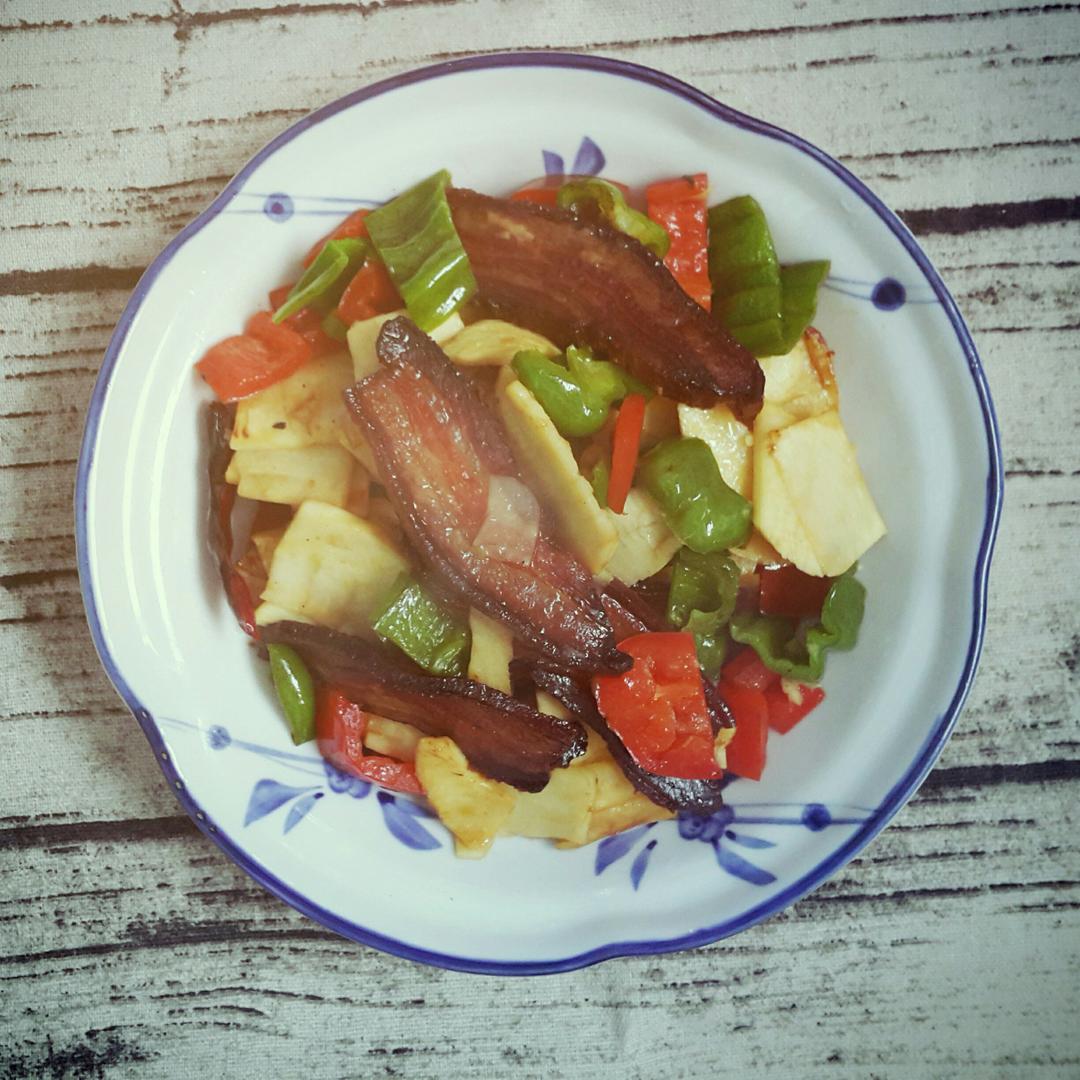 冬笋炒腊肉