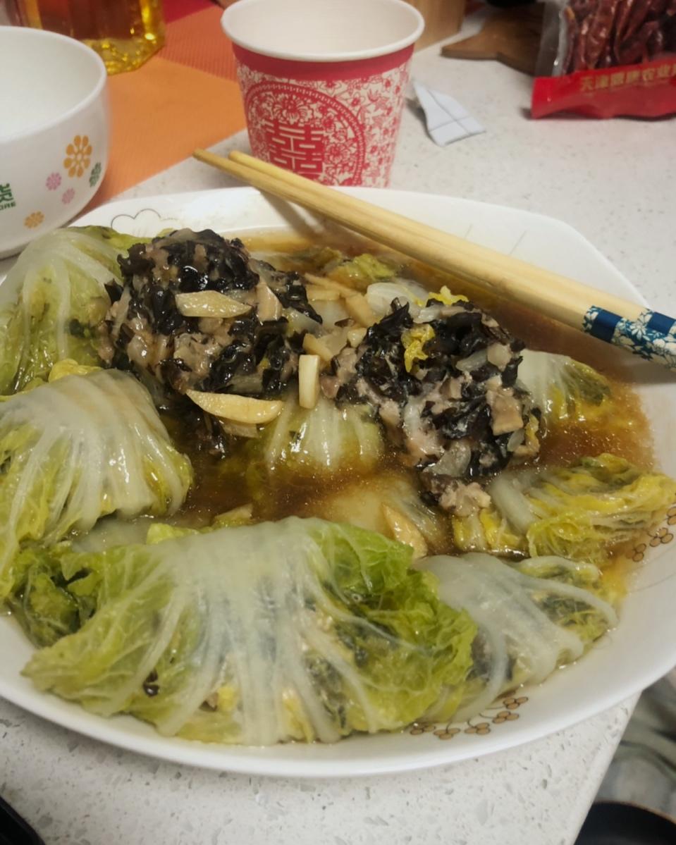 肉酿白菜卷