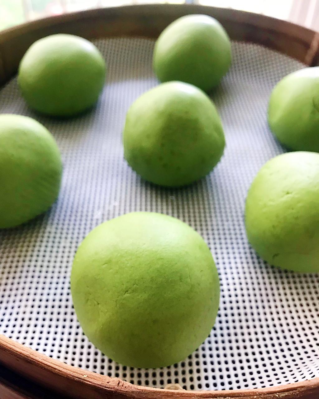 网红蛋黄肉松青团——麦青粉配方