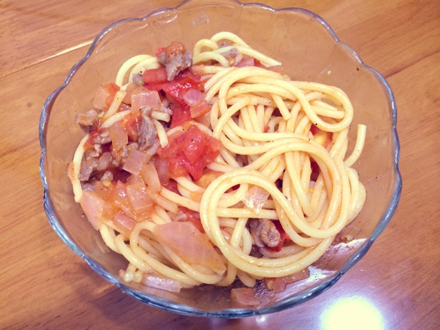 番茄肉酱意大利面