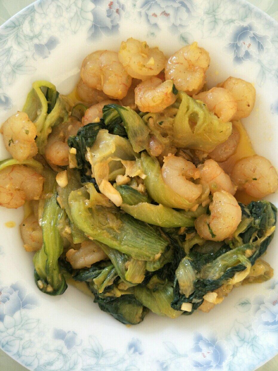 虾仁油菜