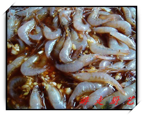 芥末酸甜醉虾的做法