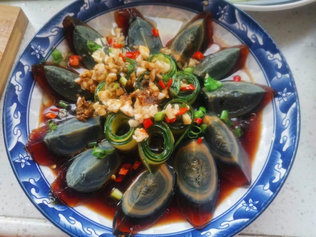 高颜值凉菜‼️凉拌黄瓜皮蛋