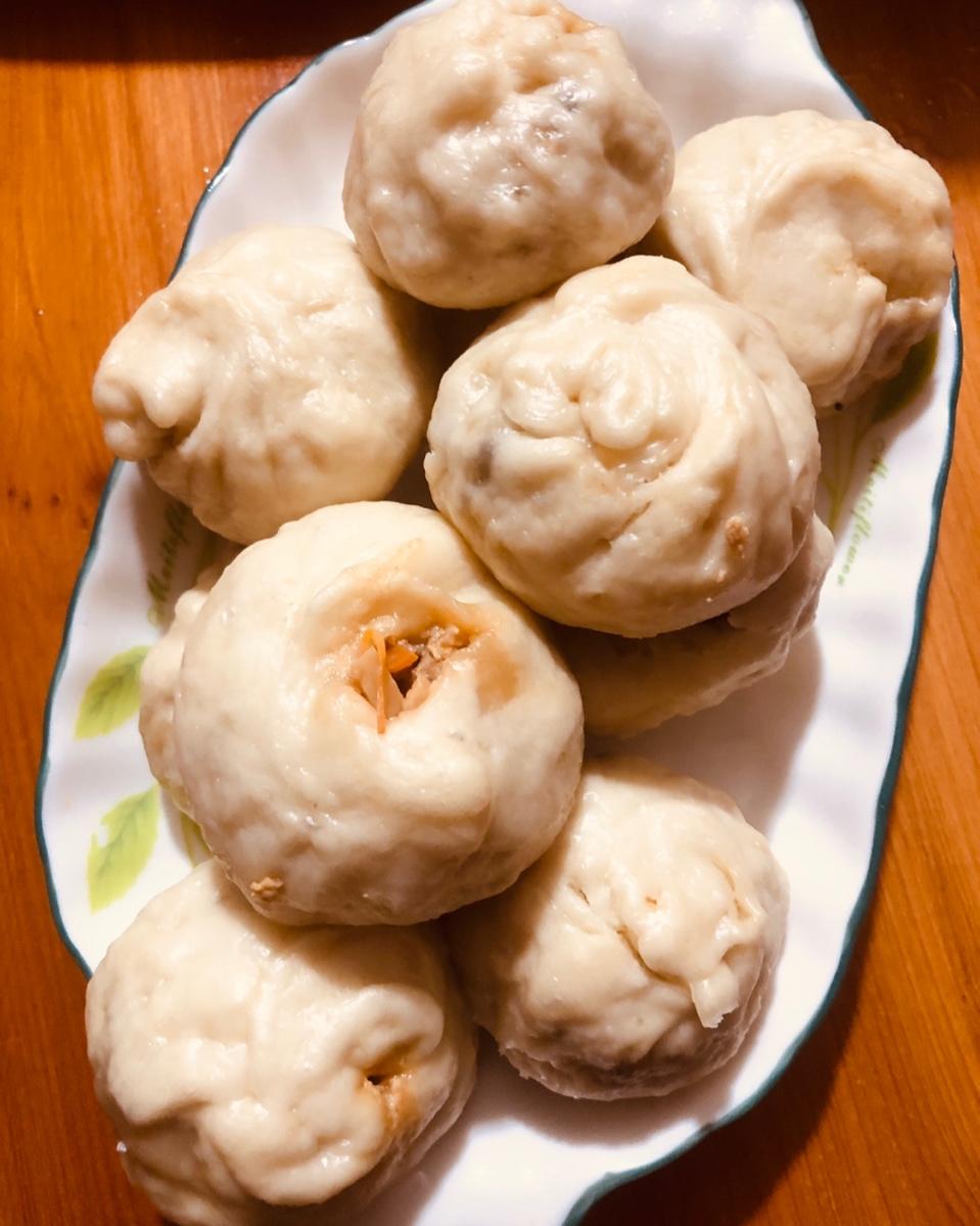 鱼香肉丝馅包子