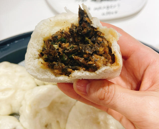 梅干菜肉包子 梅干菜肉包子