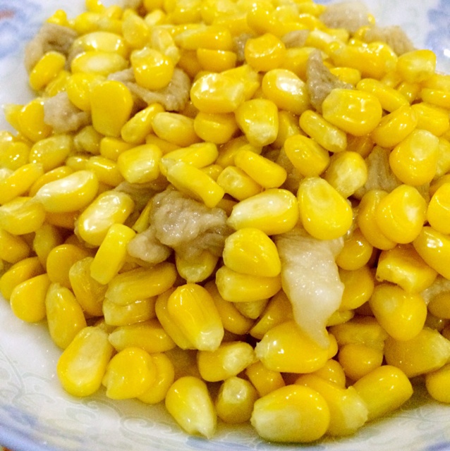 麦香希包做的玉米粒炒肉末