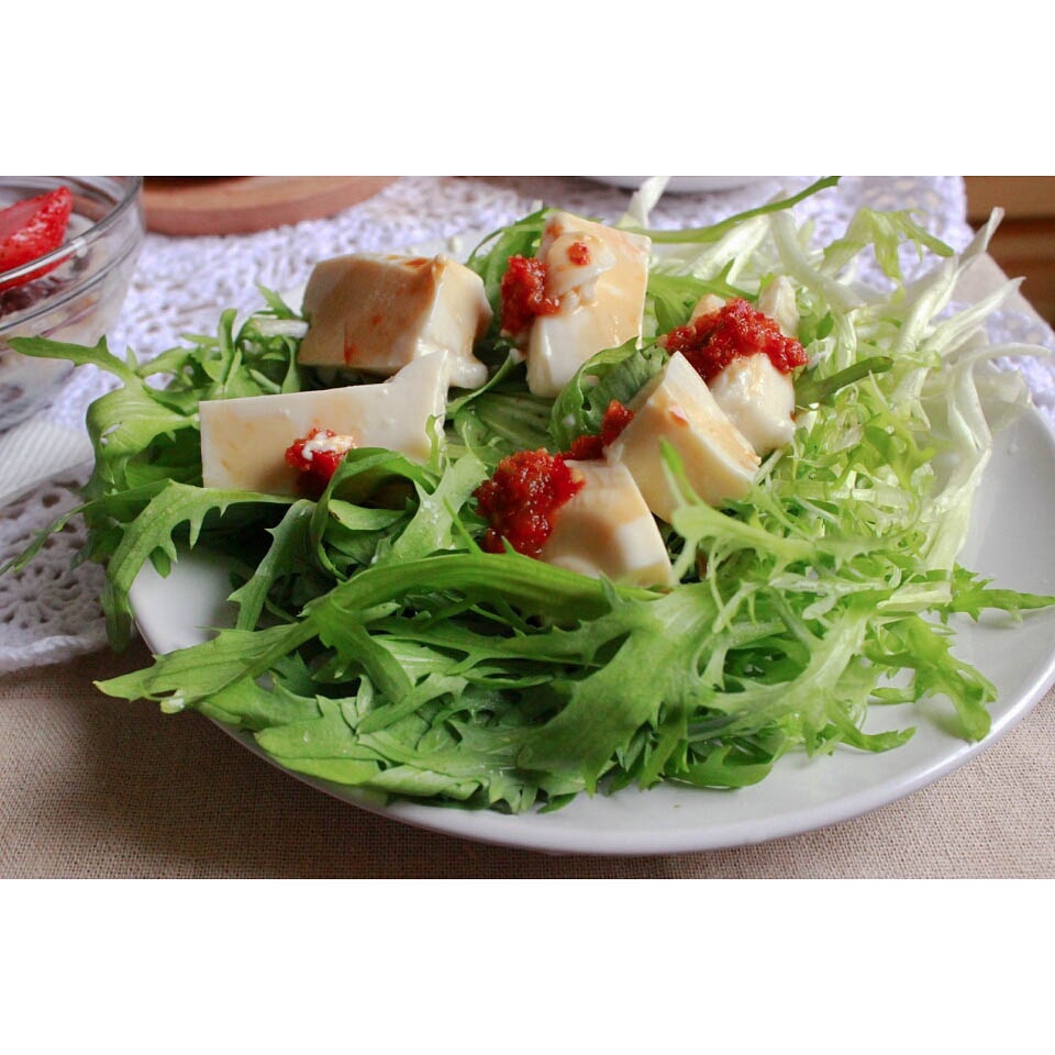 mizukiii做的苦苣拌豆腐