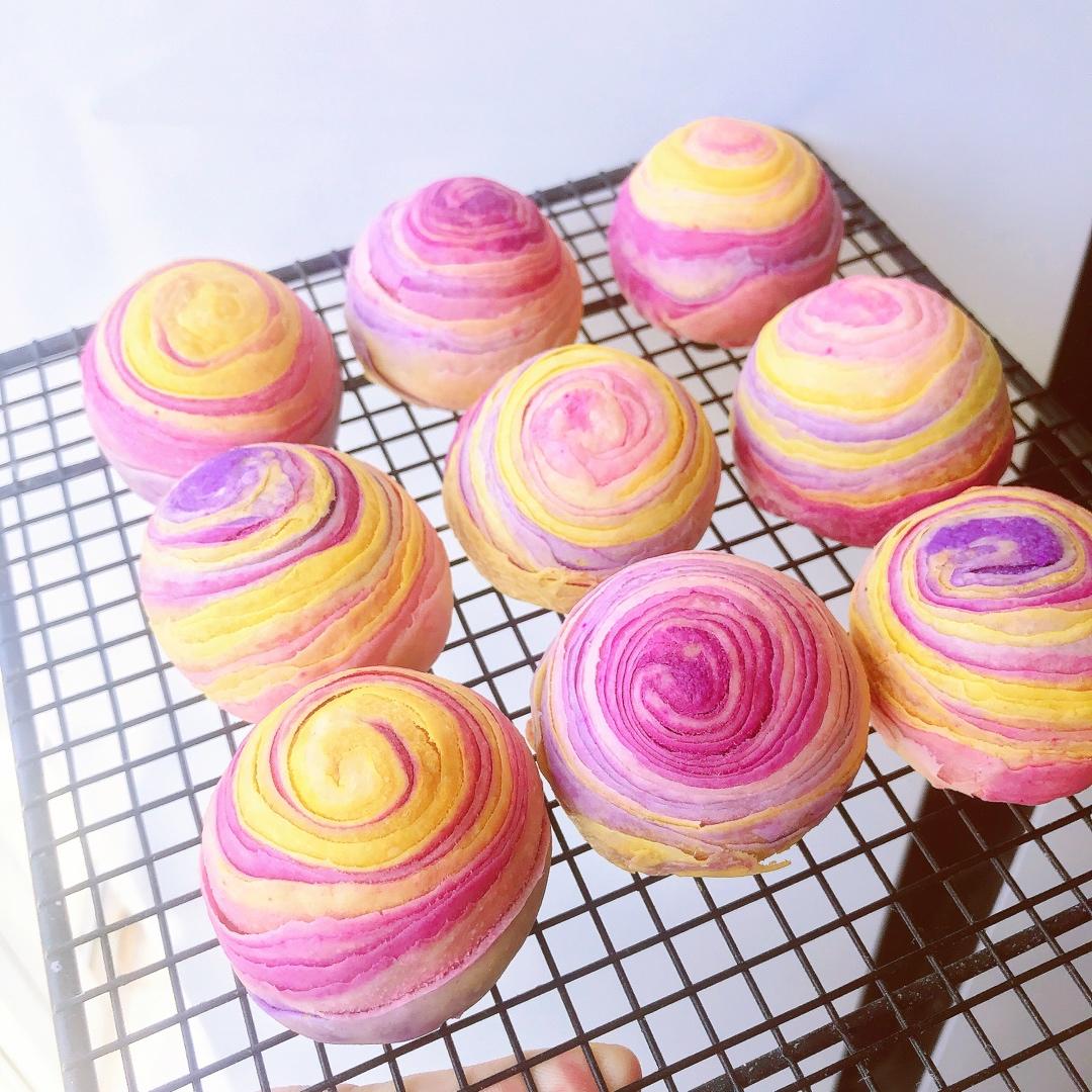 🌈免揉，免松弛，超高颜值小马宝莉彩虹蛋黄酥（含详细操作视频）