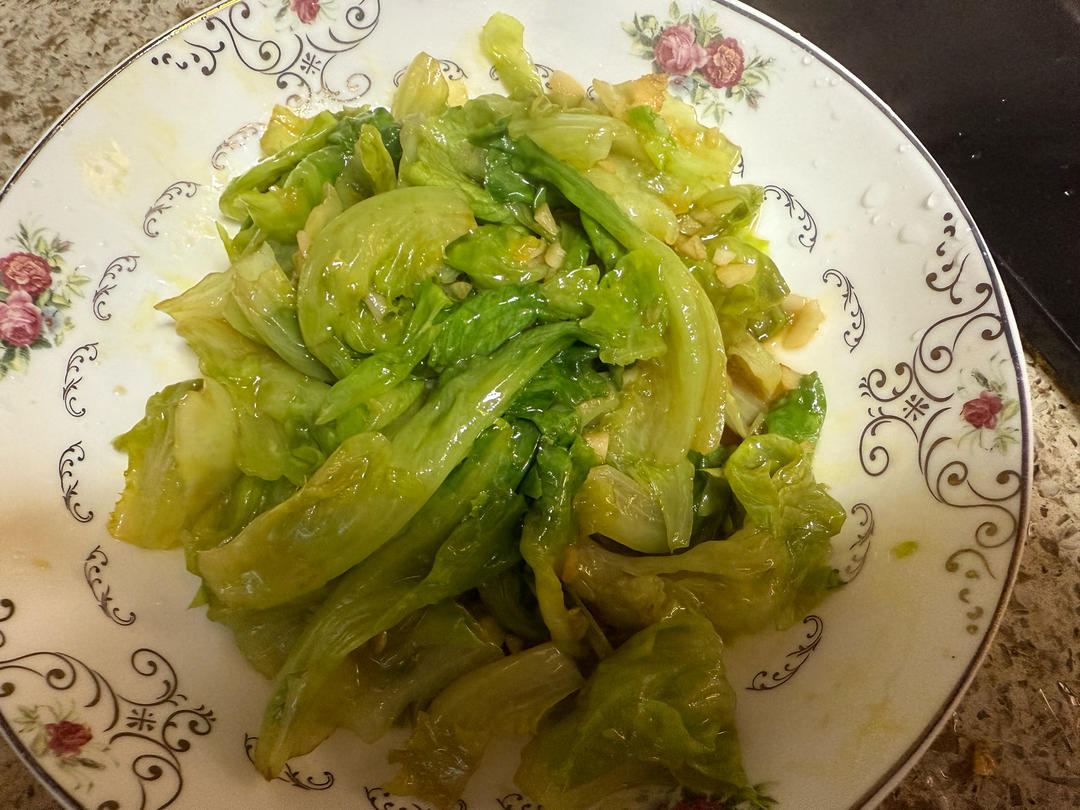 蒜泥生菜