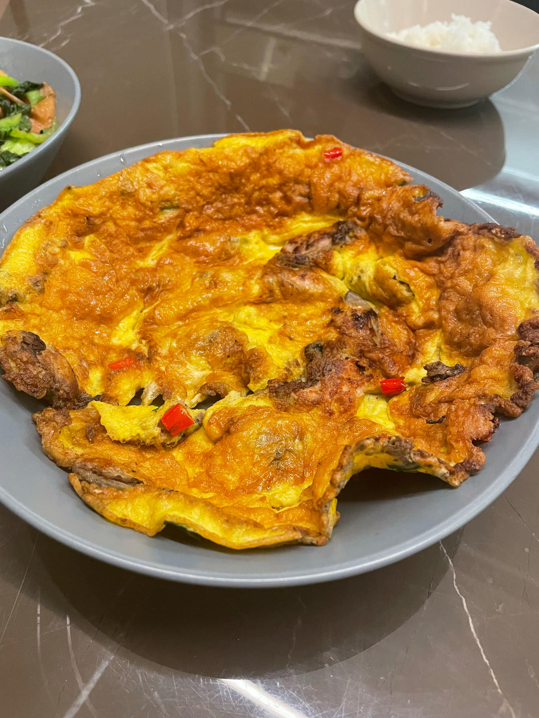 家常生蚝（蚝仔）煎蛋