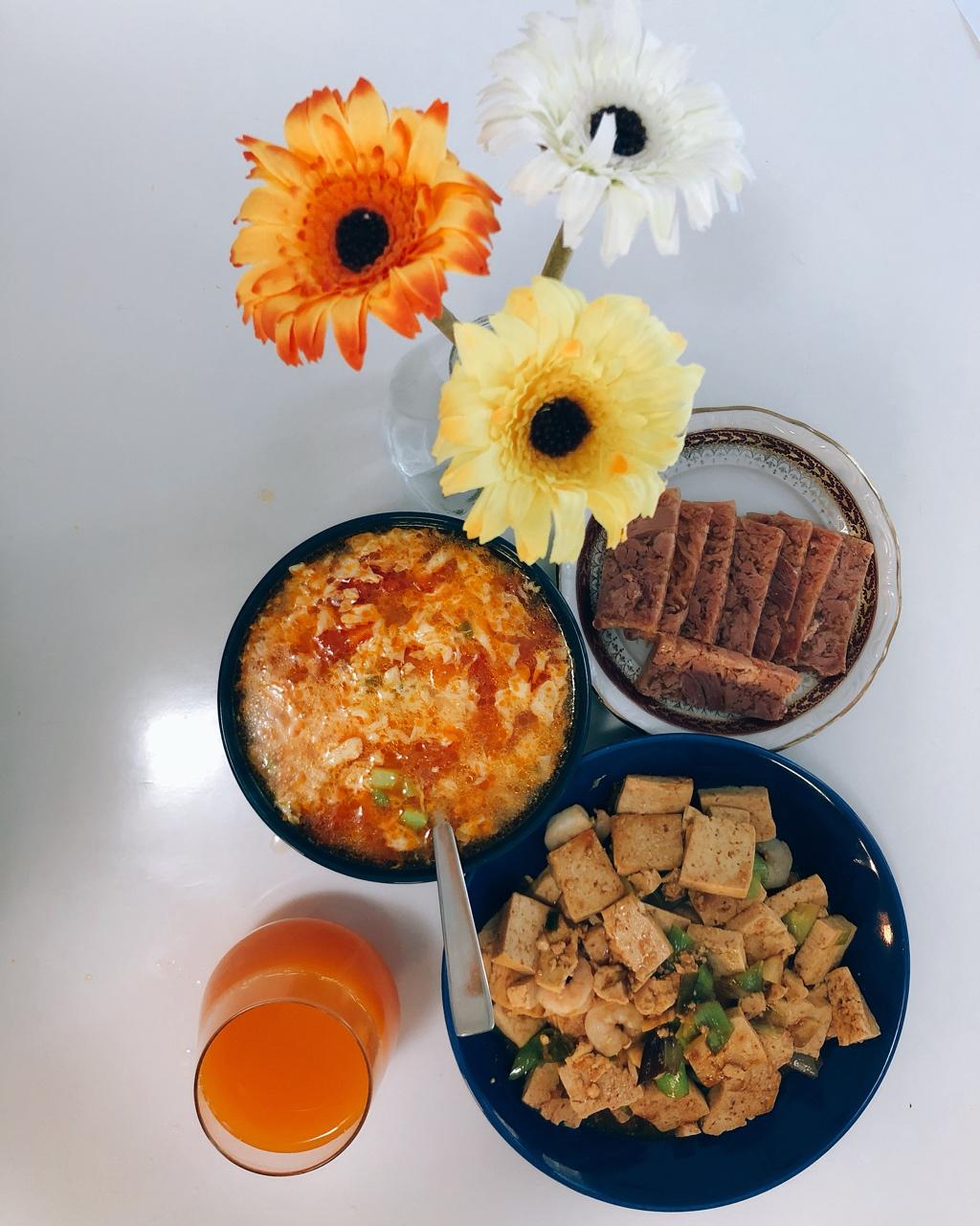 虾仁豆腐