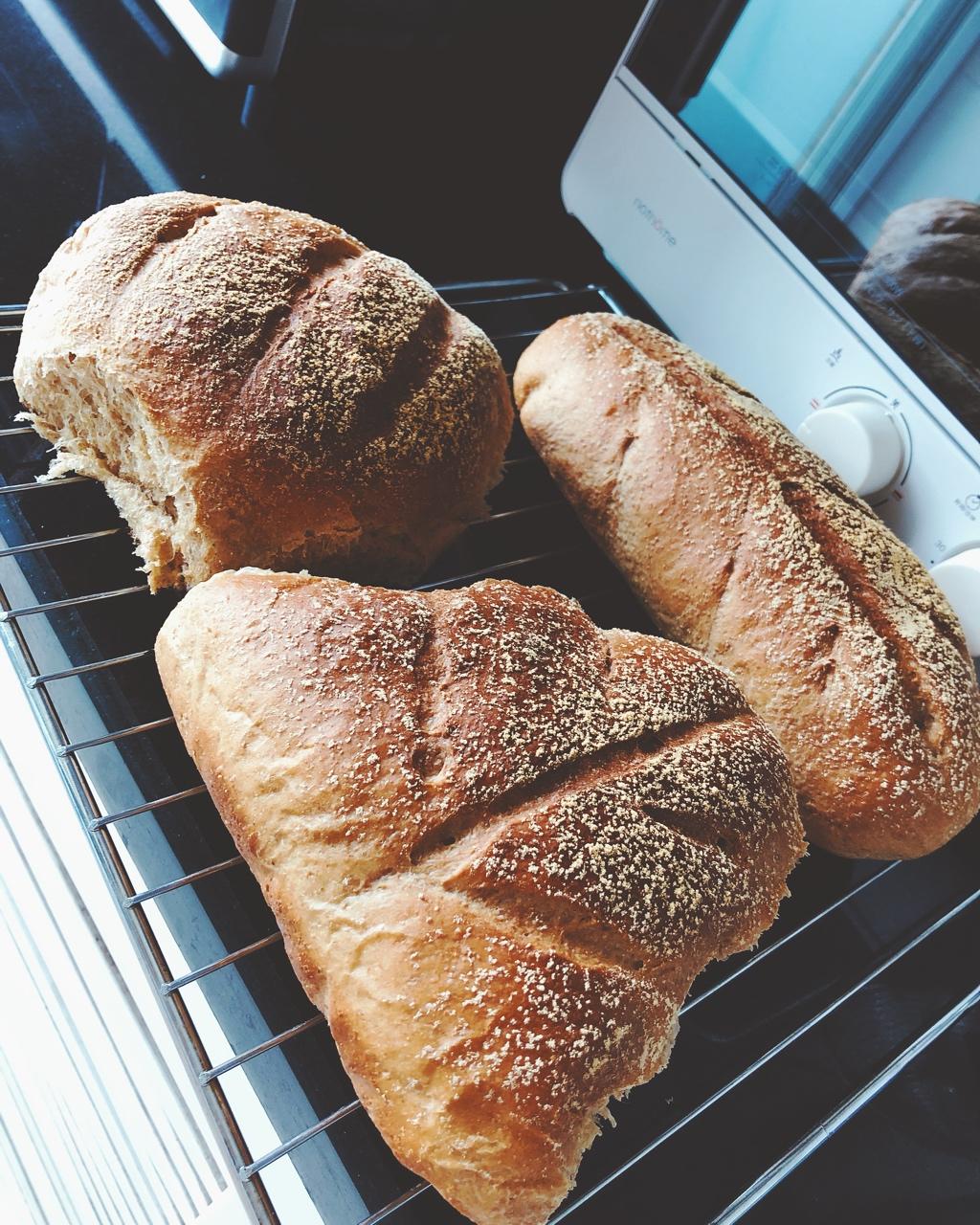 于芯洋sugar做的超软全麦面包