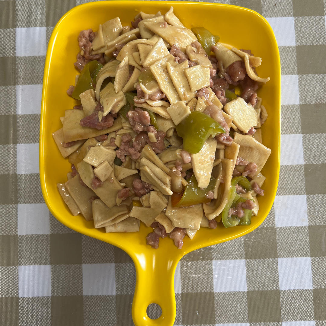 东北尖椒干豆腐