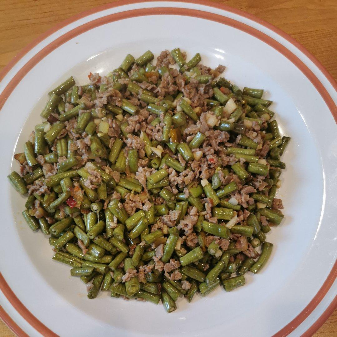 酸辣开胃的酸豆角炒肉末