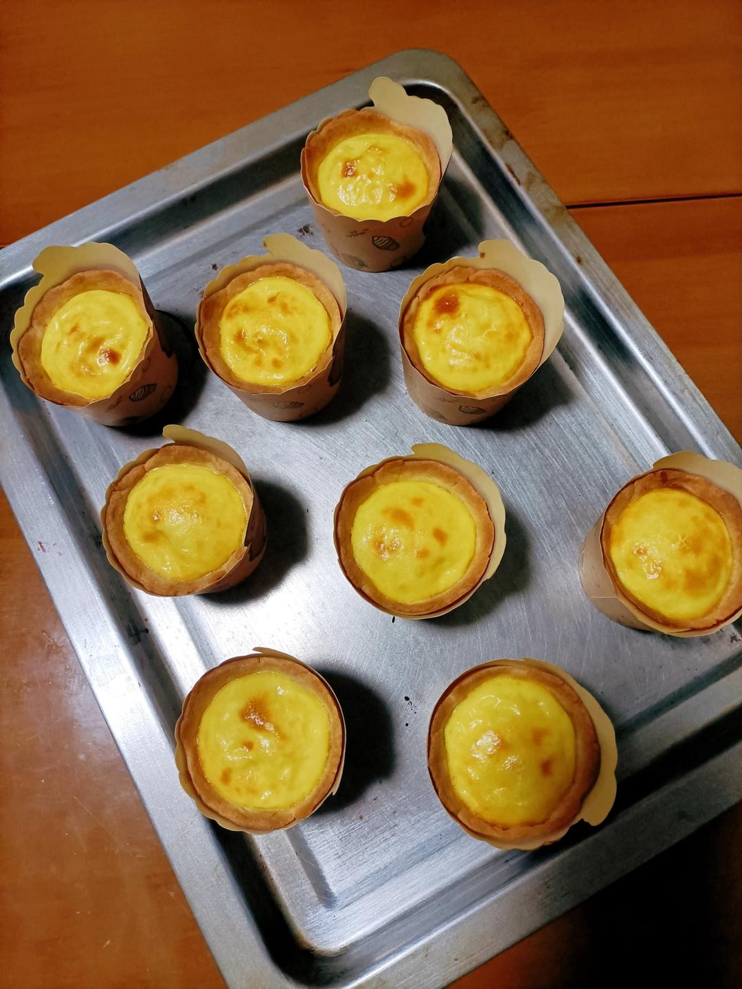 【酥到掉渣--德式布丁蛋挞】