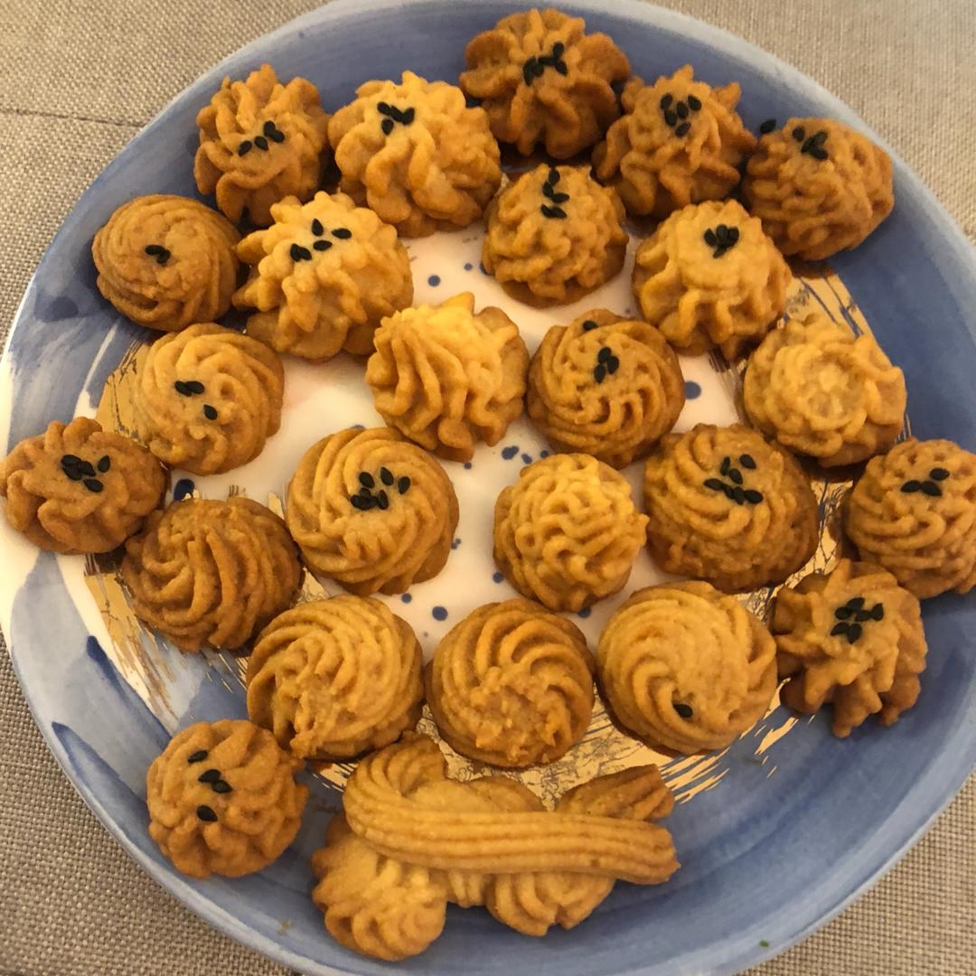 一抿即化酥到掉渣的珍妮曲奇云顶小花/烘焙视频饼干篇1