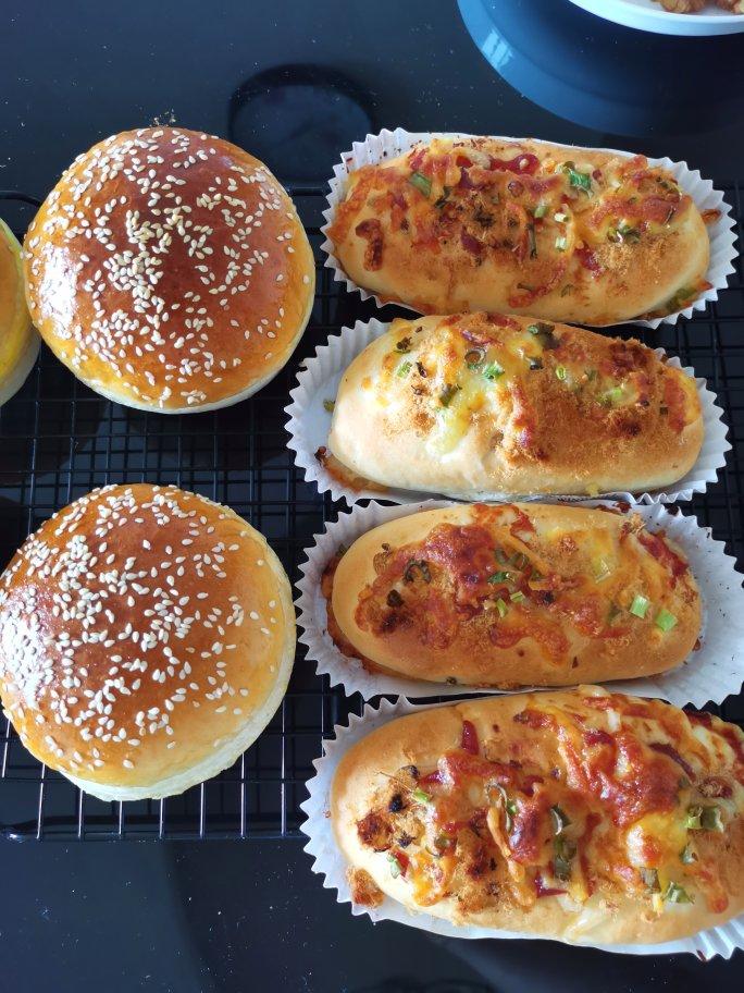 芝士肉松火腿面包