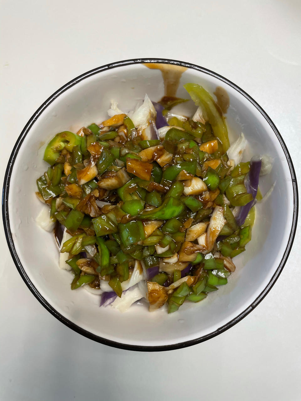 手撕茄子  清爽不油腻 免油炸‼️ 也可以当作下酒菜配