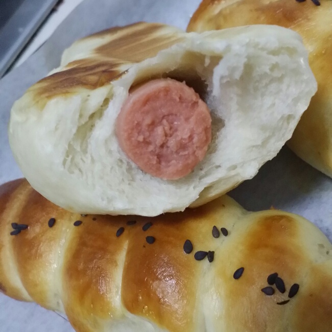 热狗面包卷