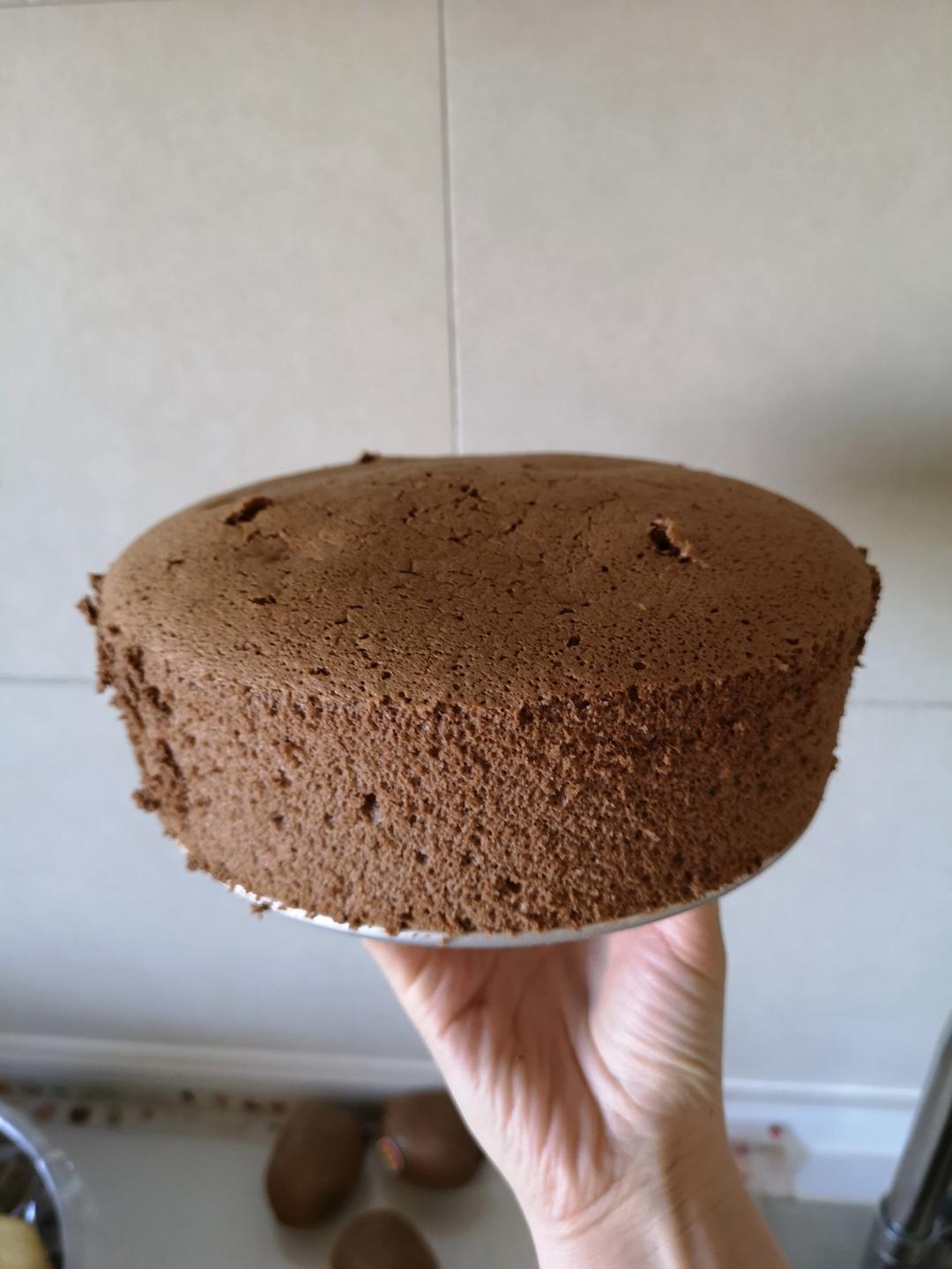 8寸可可戚风蛋糕