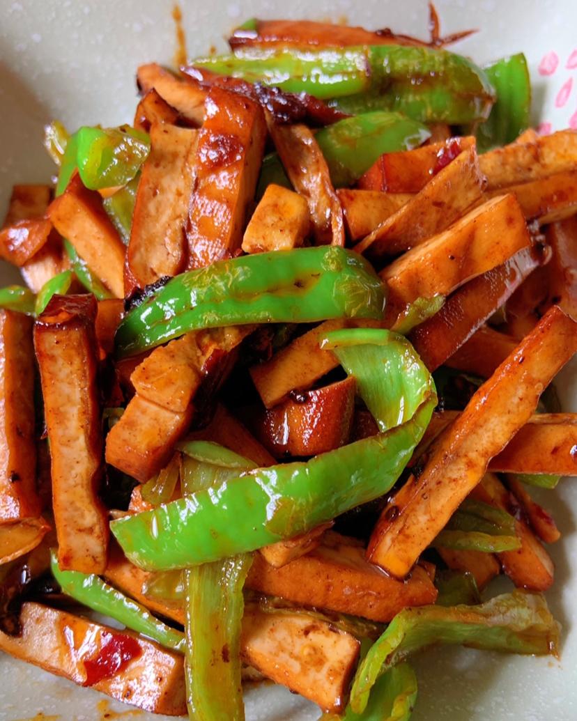 豆干炒青椒
