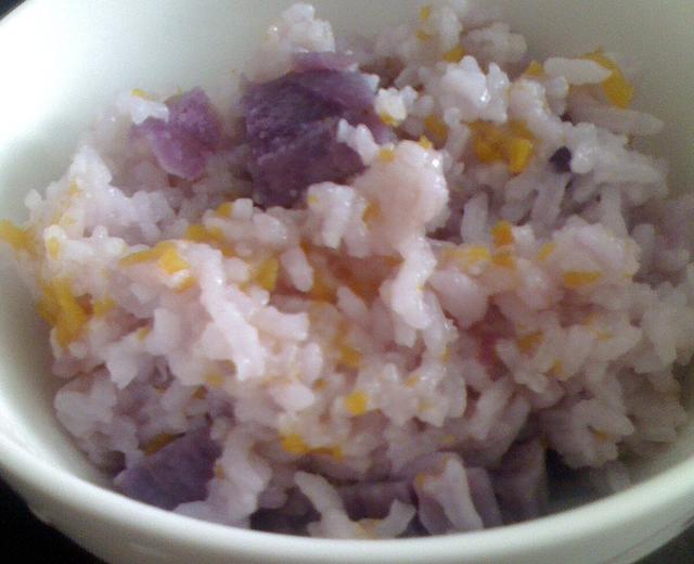 紫薯南瓜饭的做法