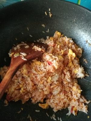 西红柿鸡蛋炒饭的做法 步骤10