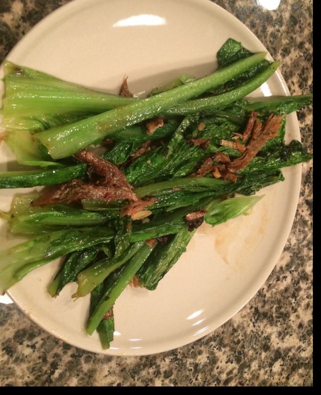 豆豉鲮鱼油麦菜