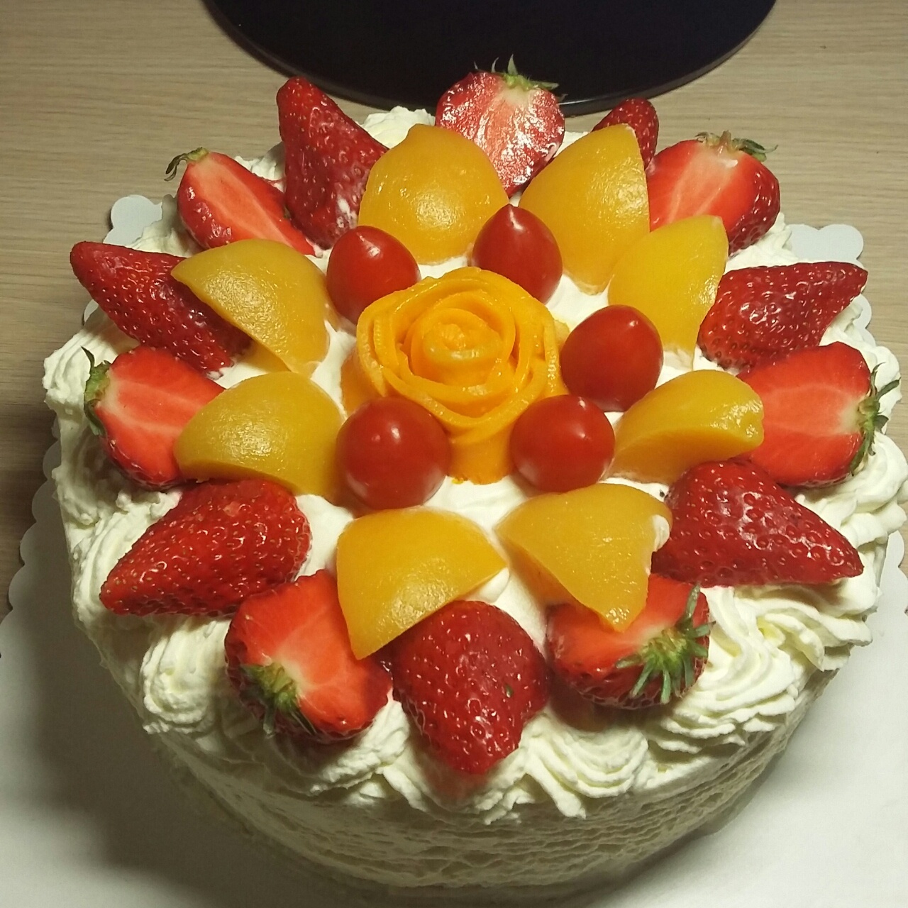 人生如梦_n8gh做的水果奶油【生日蛋糕】