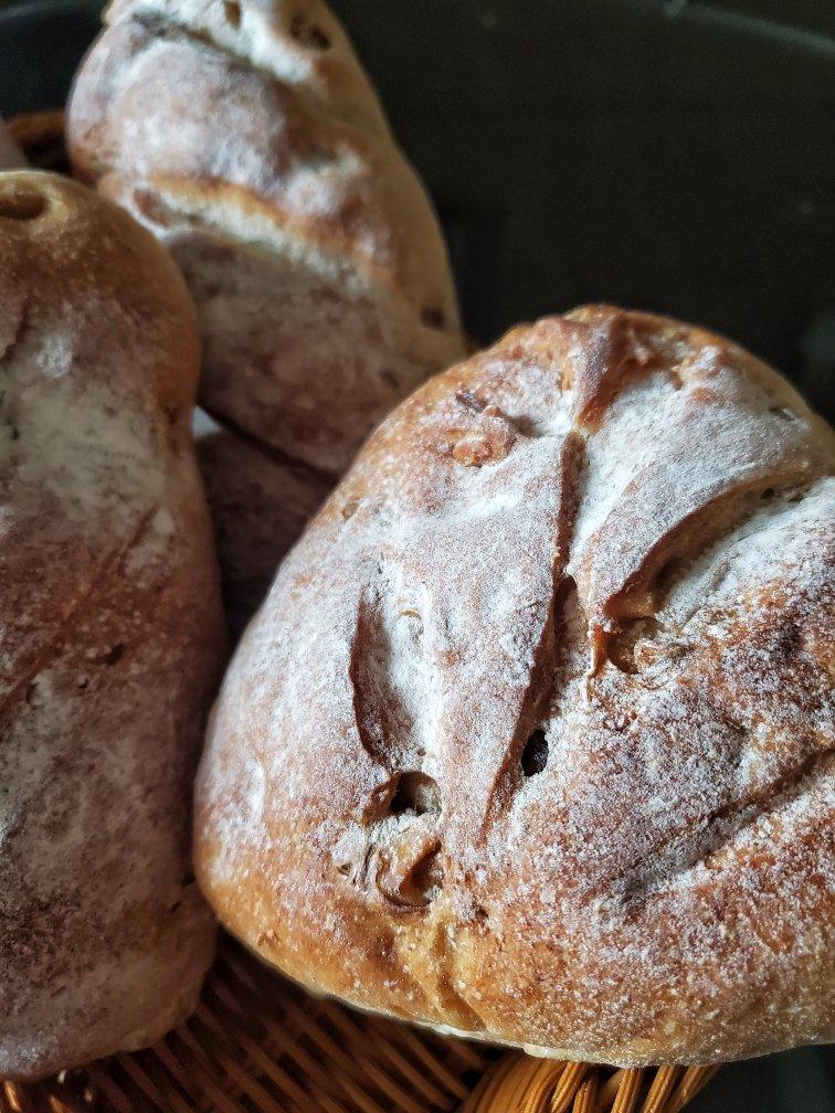 全麦蔓越莓乳酪软欧（附法国老面配方）