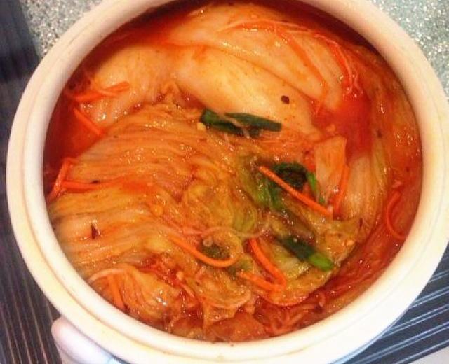 韩国白菜泡菜（辣椒粉版）的做法