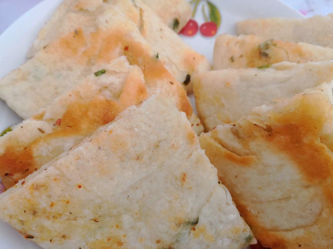 椒盐/孜然葱花发面饼