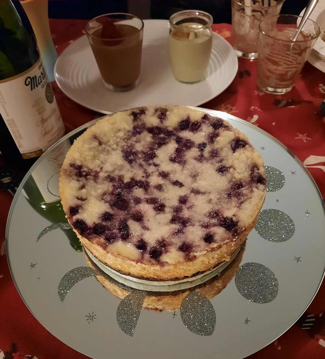 蓝莓奶酥芝士蛋糕