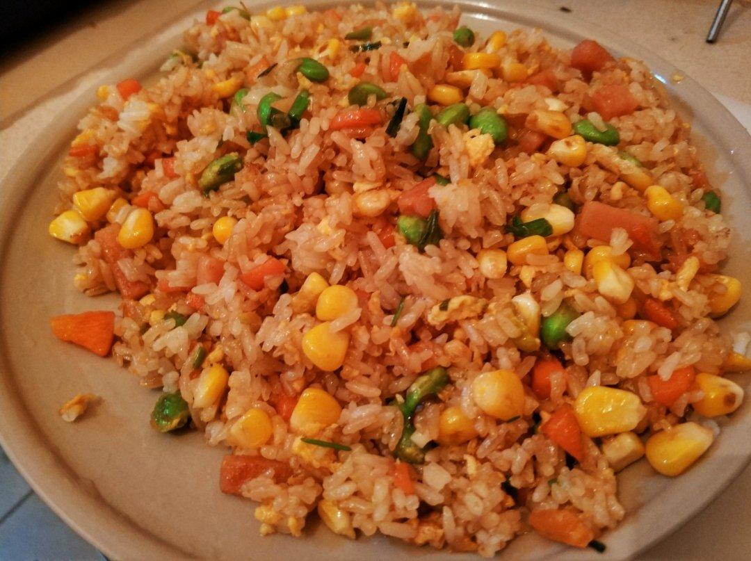 酱油素炒饭