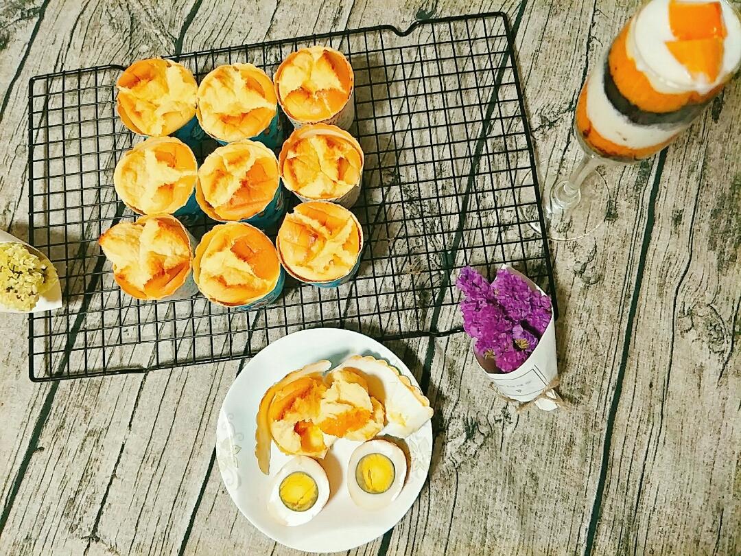 芒果流心杯蛋糕