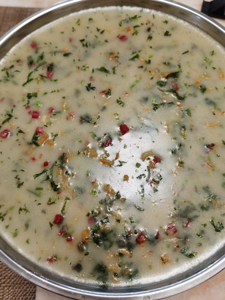 0人做过这道菜丁丁懒学习的兴趣用料粘米粉500克水3斤盐15克芫茜200克