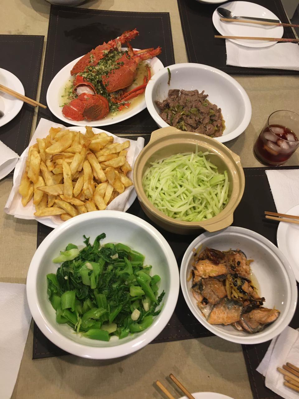 蒸龙虾
