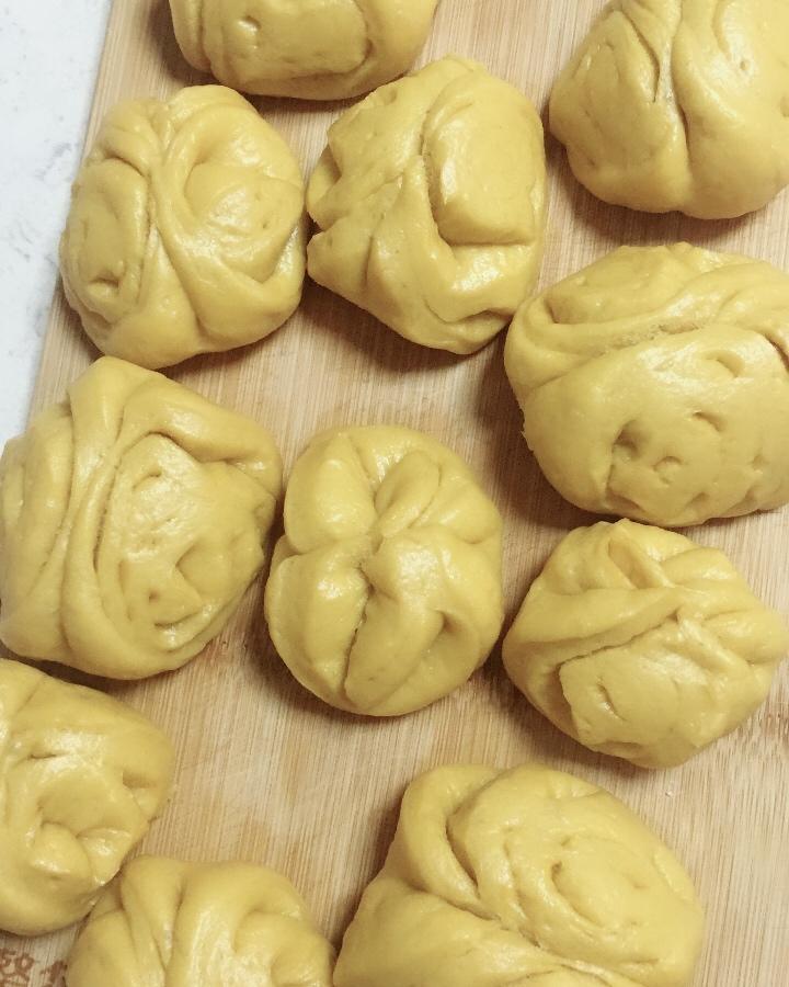 南瓜花卷馒头