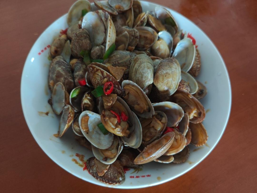 5分钟快手菜❗️秒杀路边摊爆炒花甲～好吃到爆