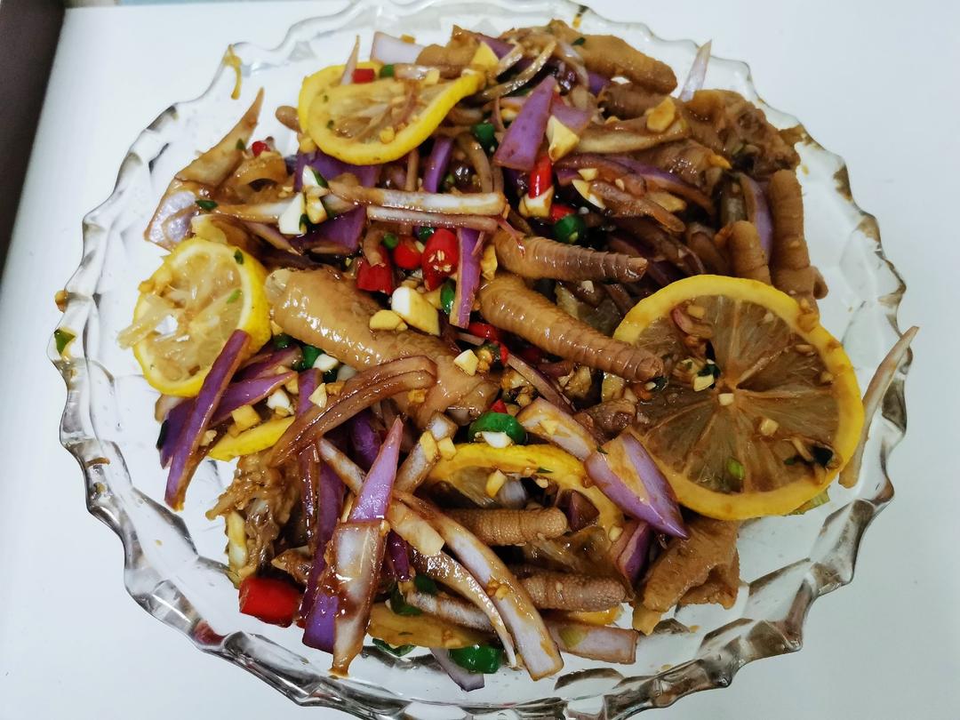 【柠檬酸辣鸡爪】自制超级无敌美味的网红鸡爪