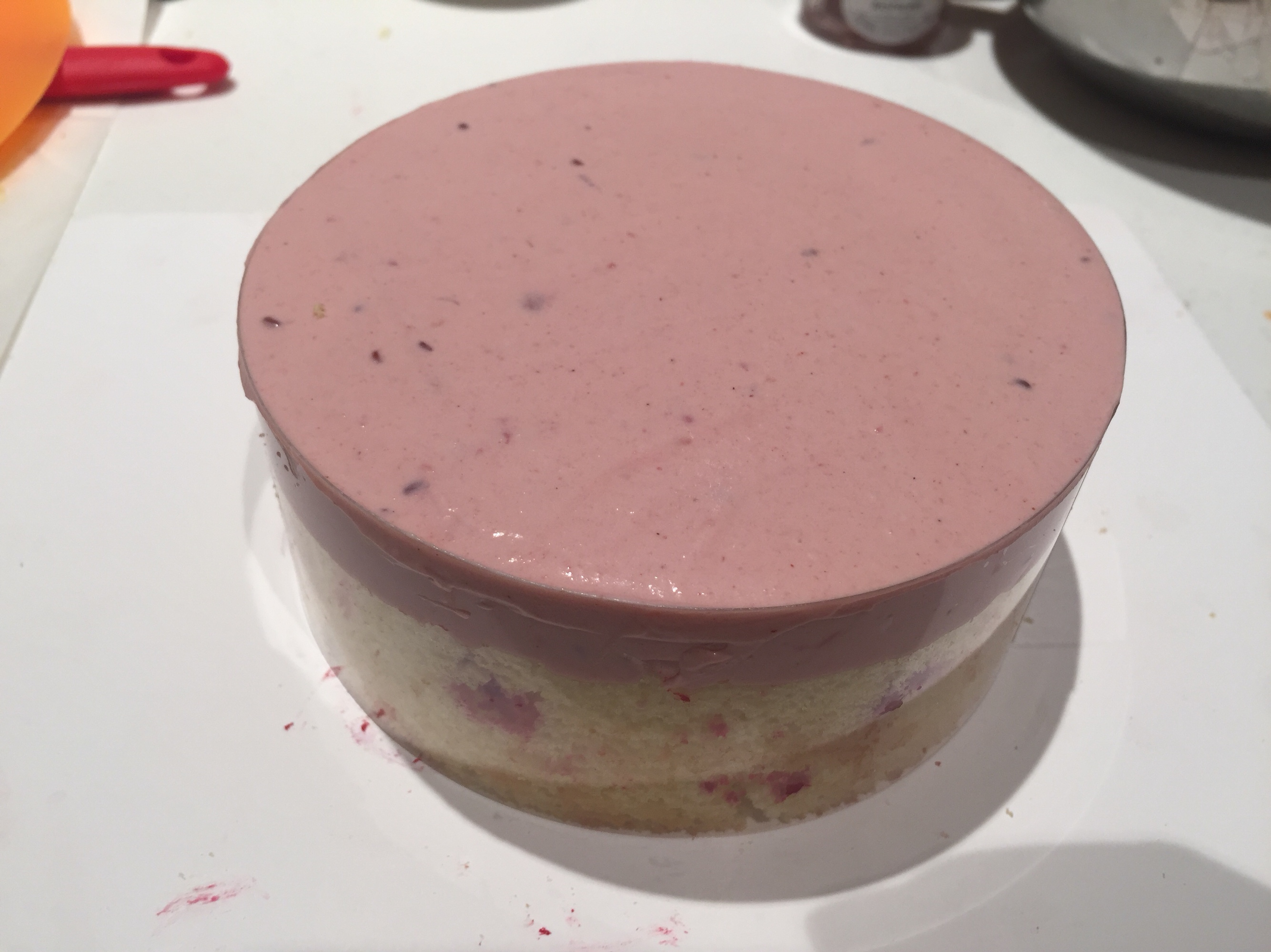 粉色草莓小蛋糕的做法 步骤14