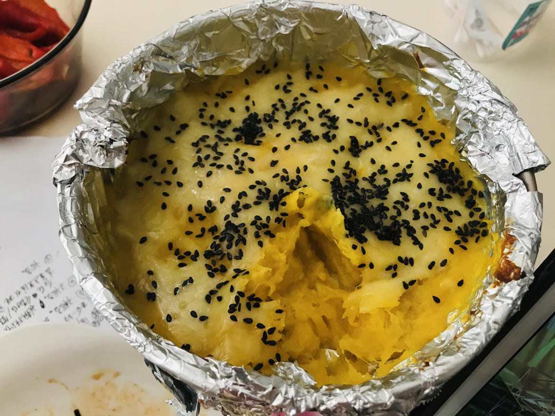 芝士焗南瓜（红薯）-好吃到尖叫