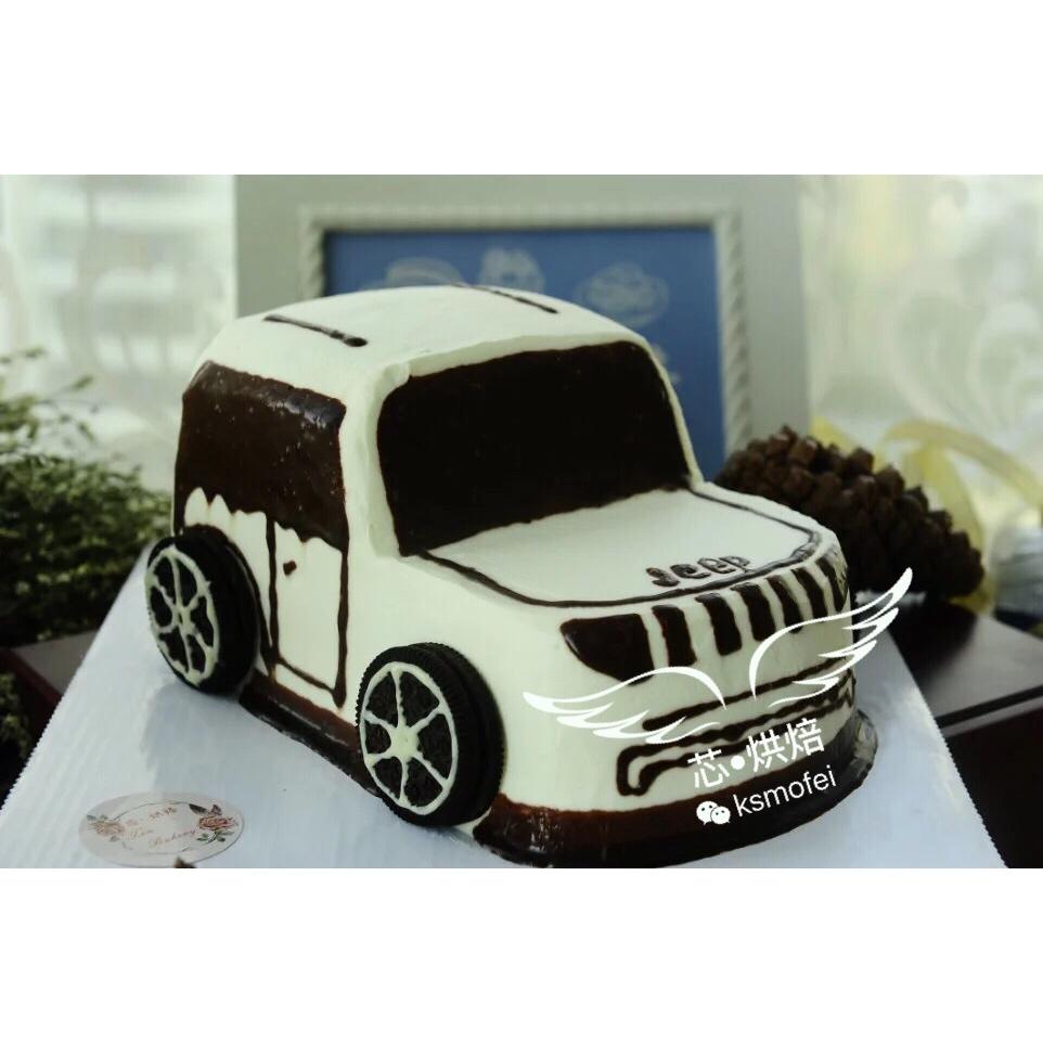 se莫非做的最潮的jeepcarcake汽车蛋糕