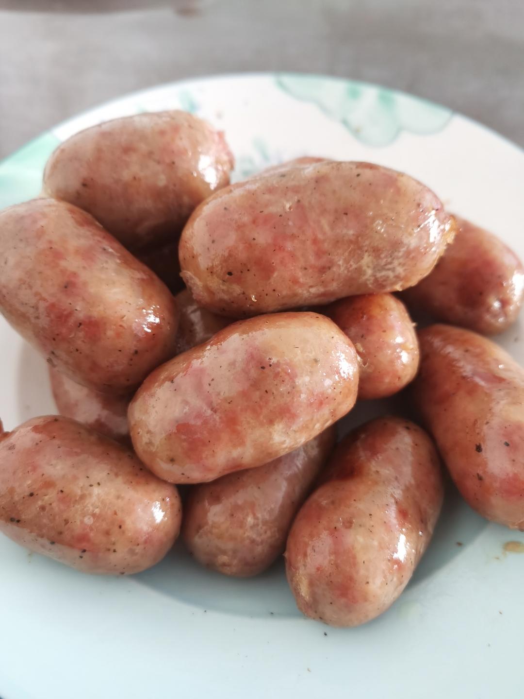 秘制黑胡椒风味脆皮肠